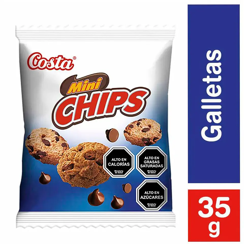 Galleta Mini Choco Chips 35gr. 1