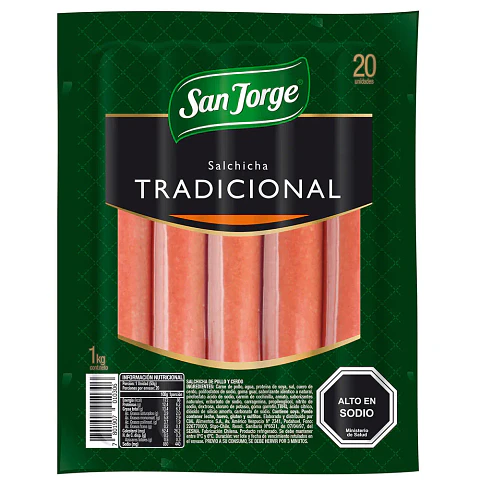 Salchicha Tradicional San Jorge 1Kg.