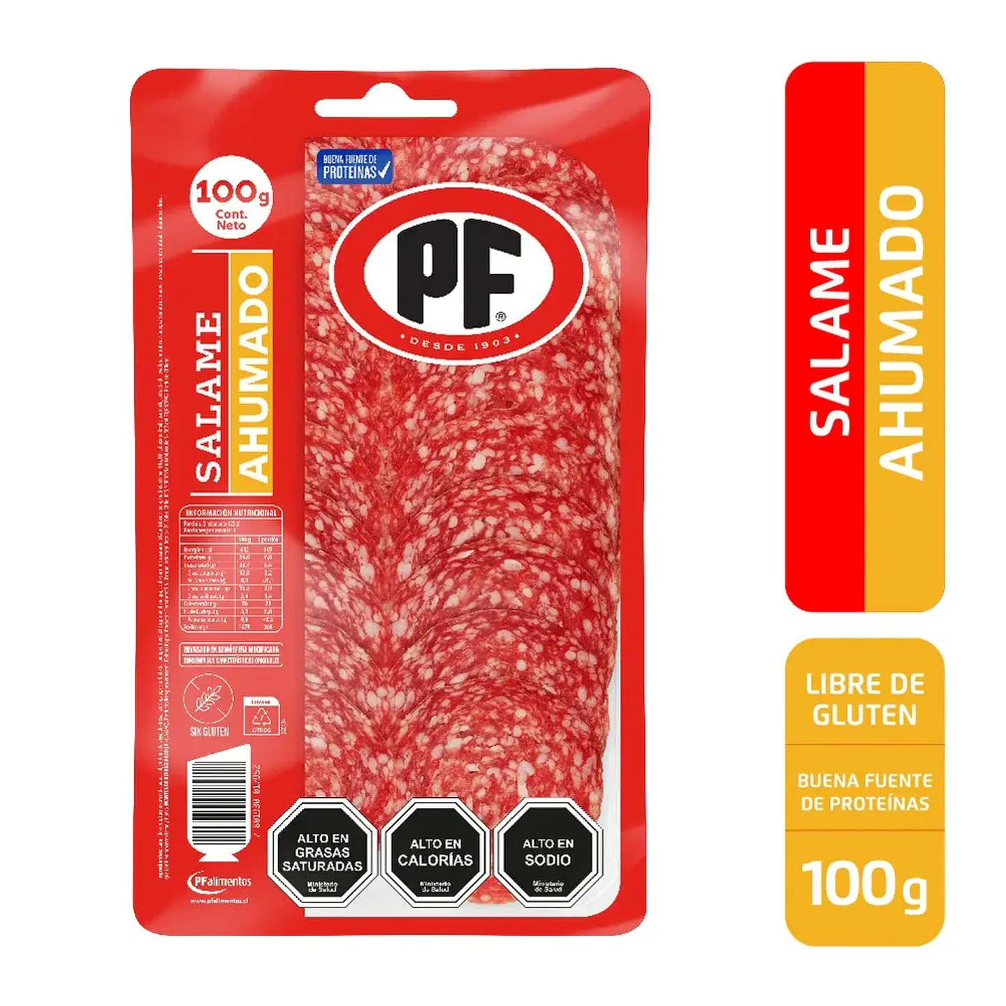 Salame Ahumado PF 100gr. 1