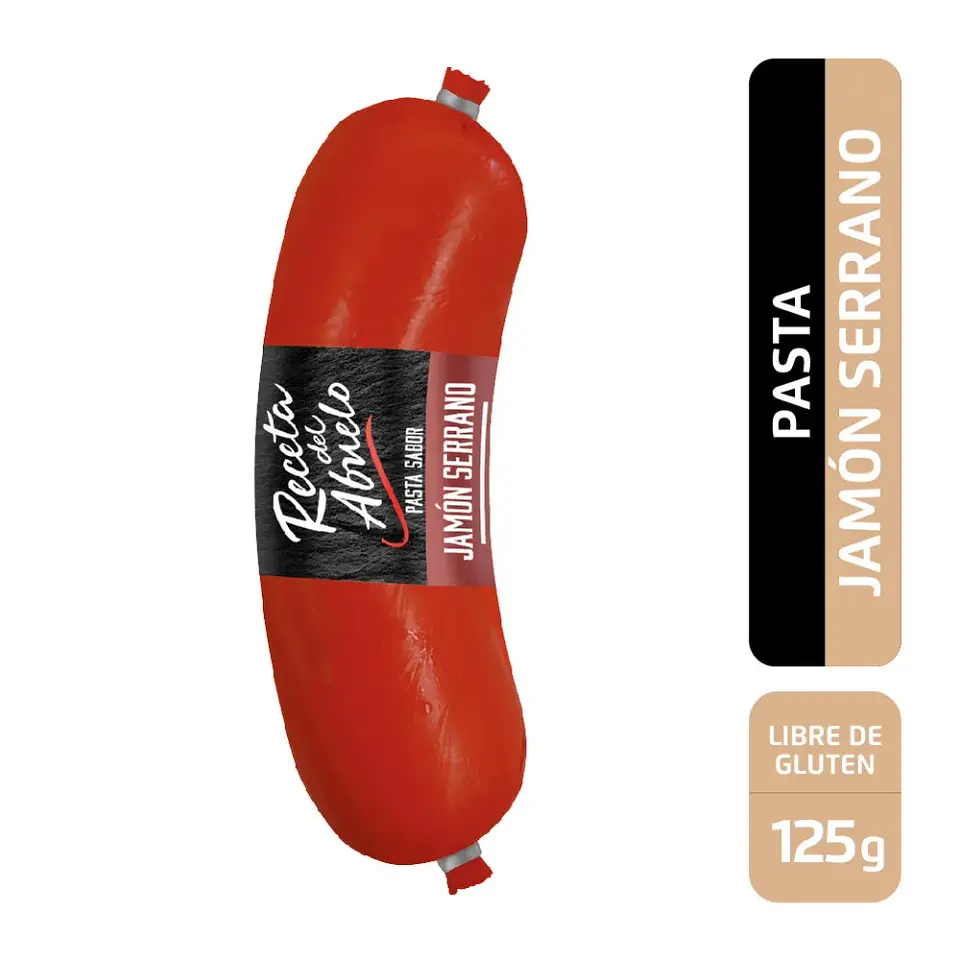 Pasta Pate Jamon Serrano RDA 125gr. 1