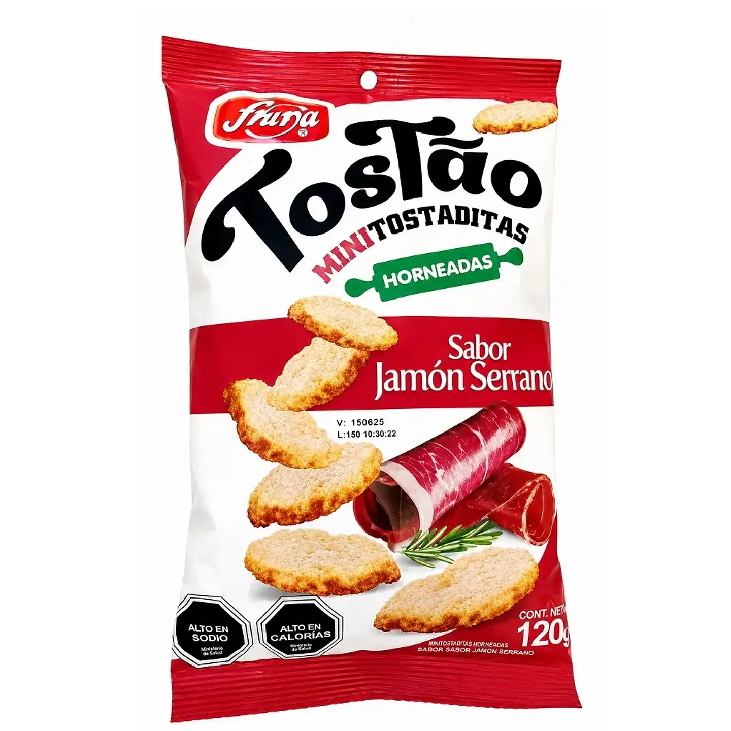 Tostao Jamon Serrano Fruna 120gr. 1
