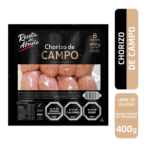 Chorizo de Campo RDA 400gr.