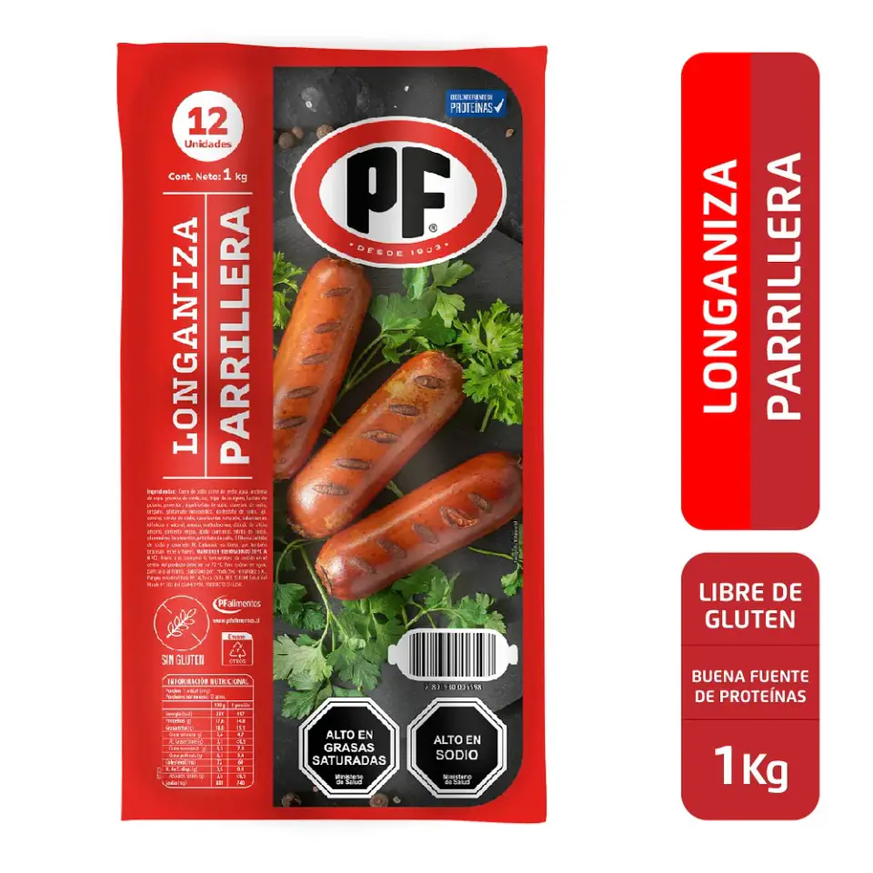 Longaniza Parrillera PF 1Kg. 1