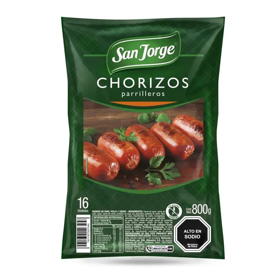 Chorizo Parrillero San Jorge 800gr. 1
