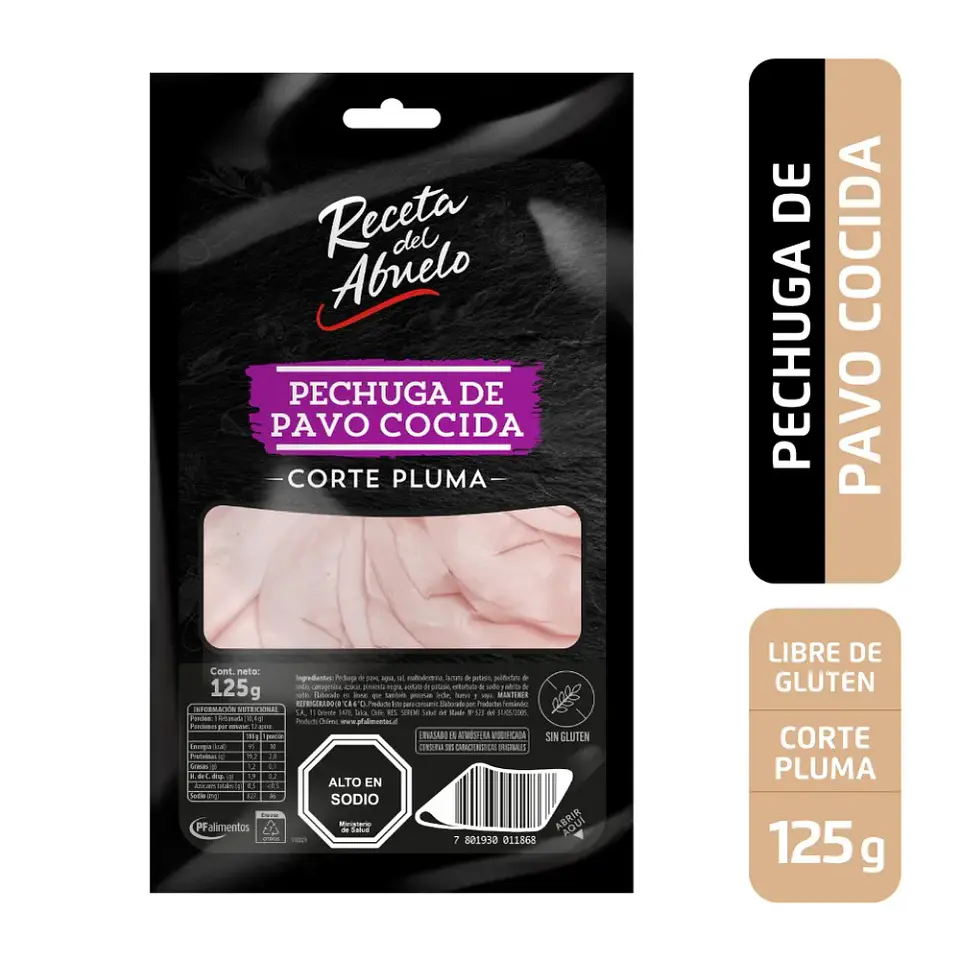 Pechuga de Pavo RDA 125gr. 1