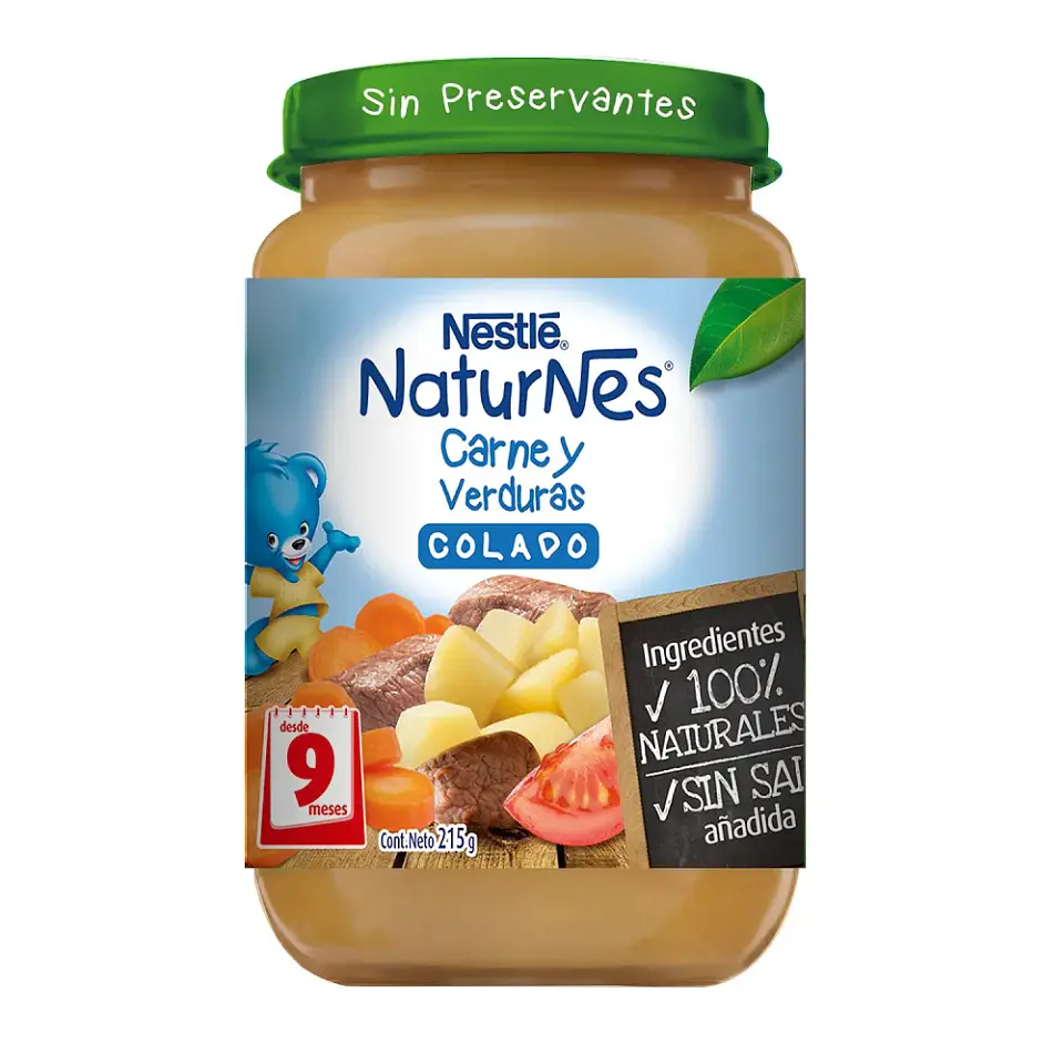 Colado Carne y Verduras 215gr. 1