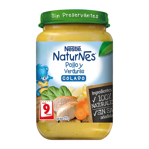 Colado Pollo y Verduras 215gr.