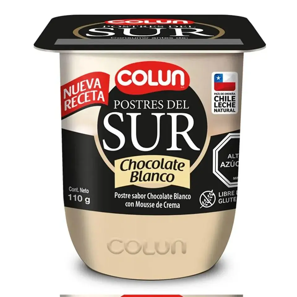 Postre del Sur Chocolate Blanco 110gr. 1