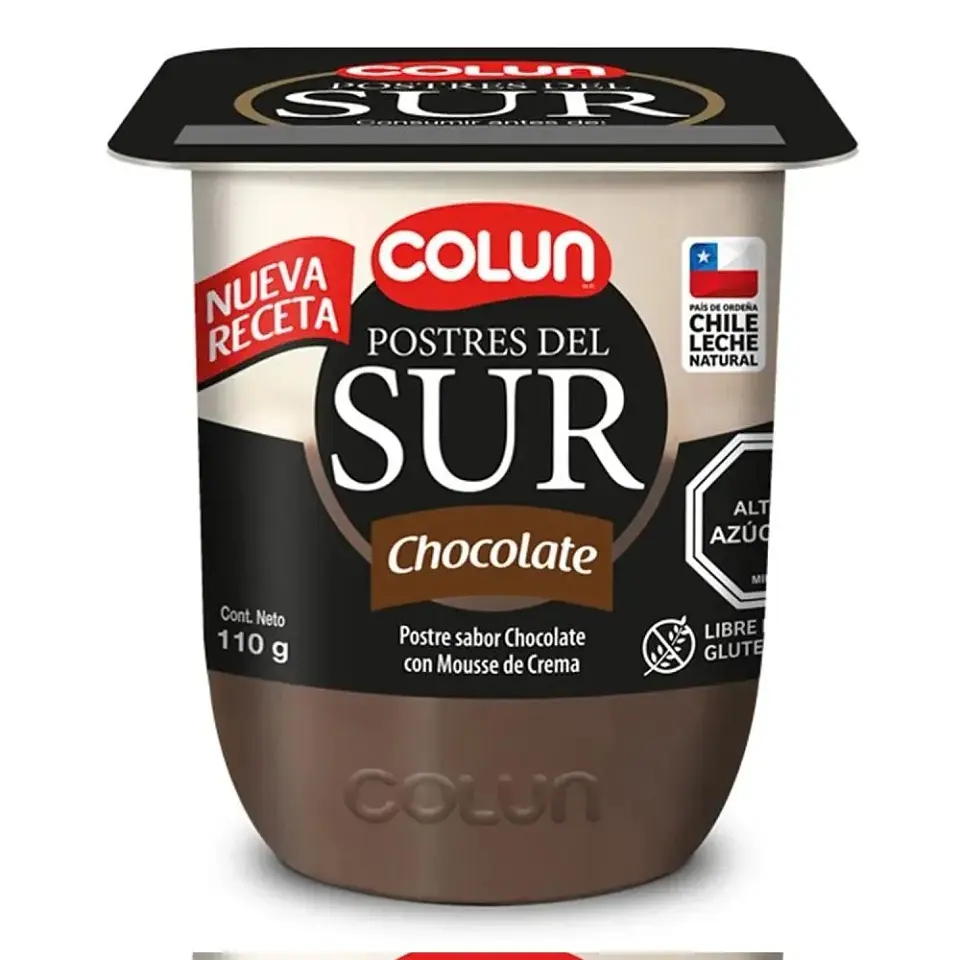 Postre del Sur Chocolate Colun 110gr. 1