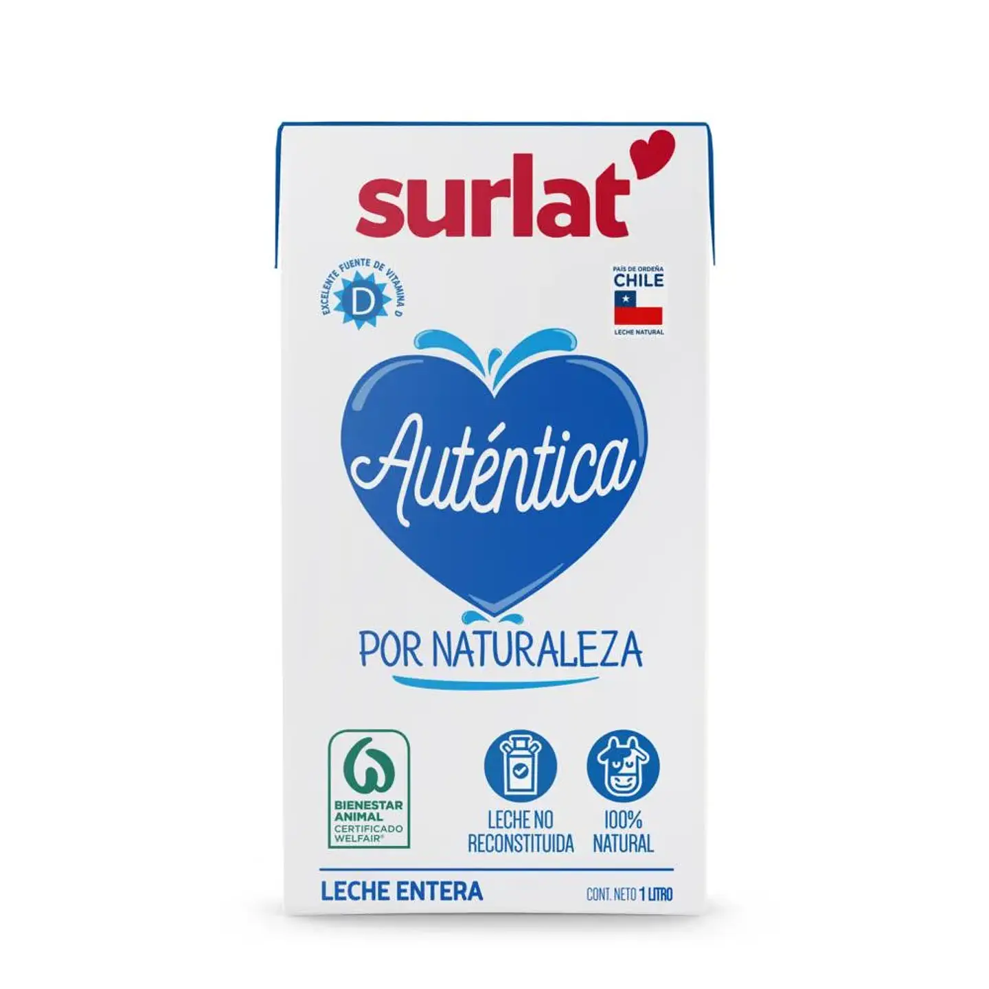 Leche Entera Natural Surlat 1Lt. 1