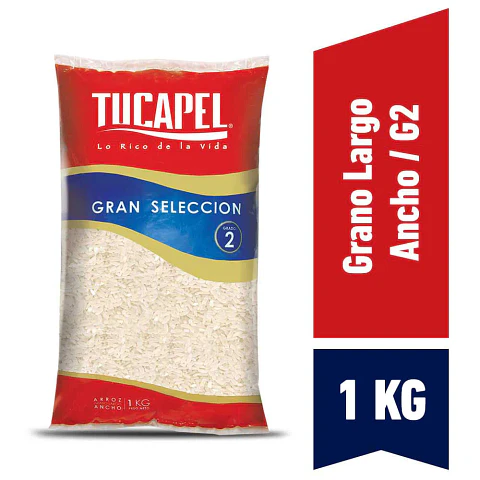 Arroz Gran Selección G2 Tucapel 1Kg.