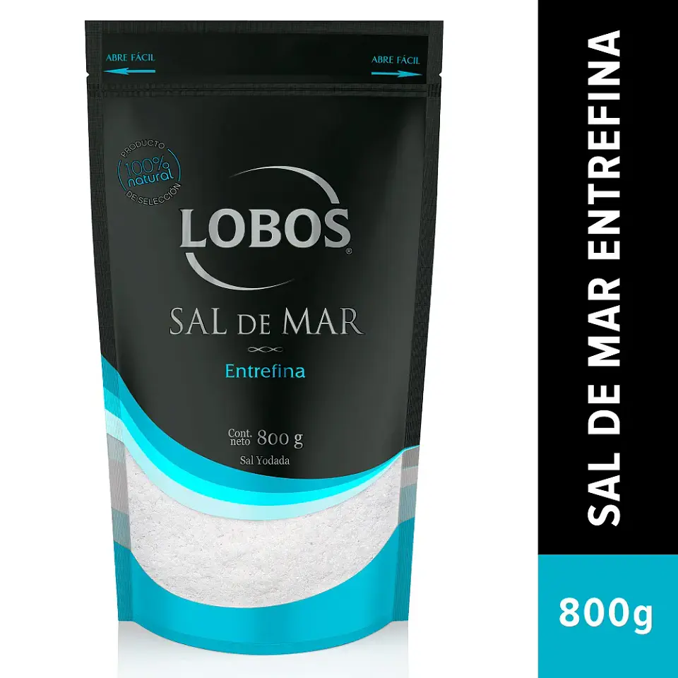 Sal de Mar Entrefina Lobos 800gr. 1