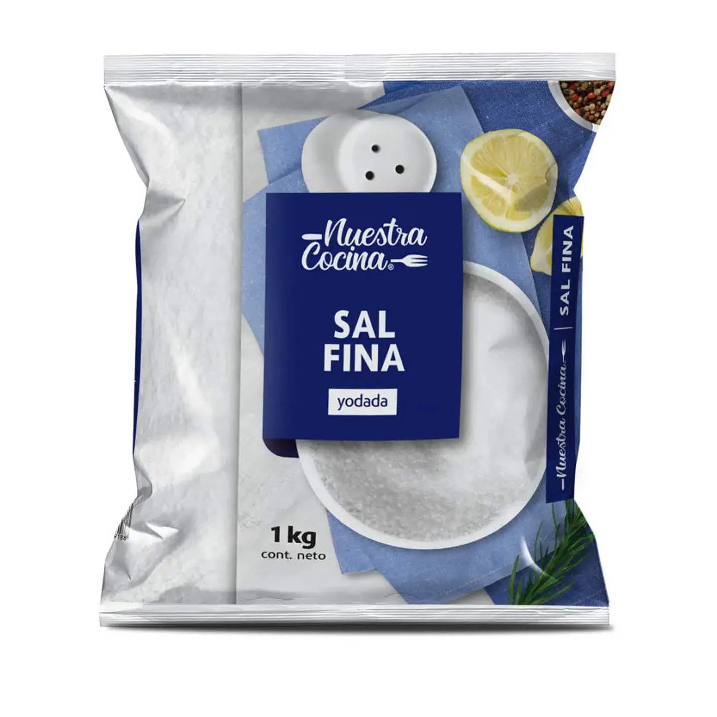 Sal Fina Nuestra Cocina Bolsa 1Kg. 1