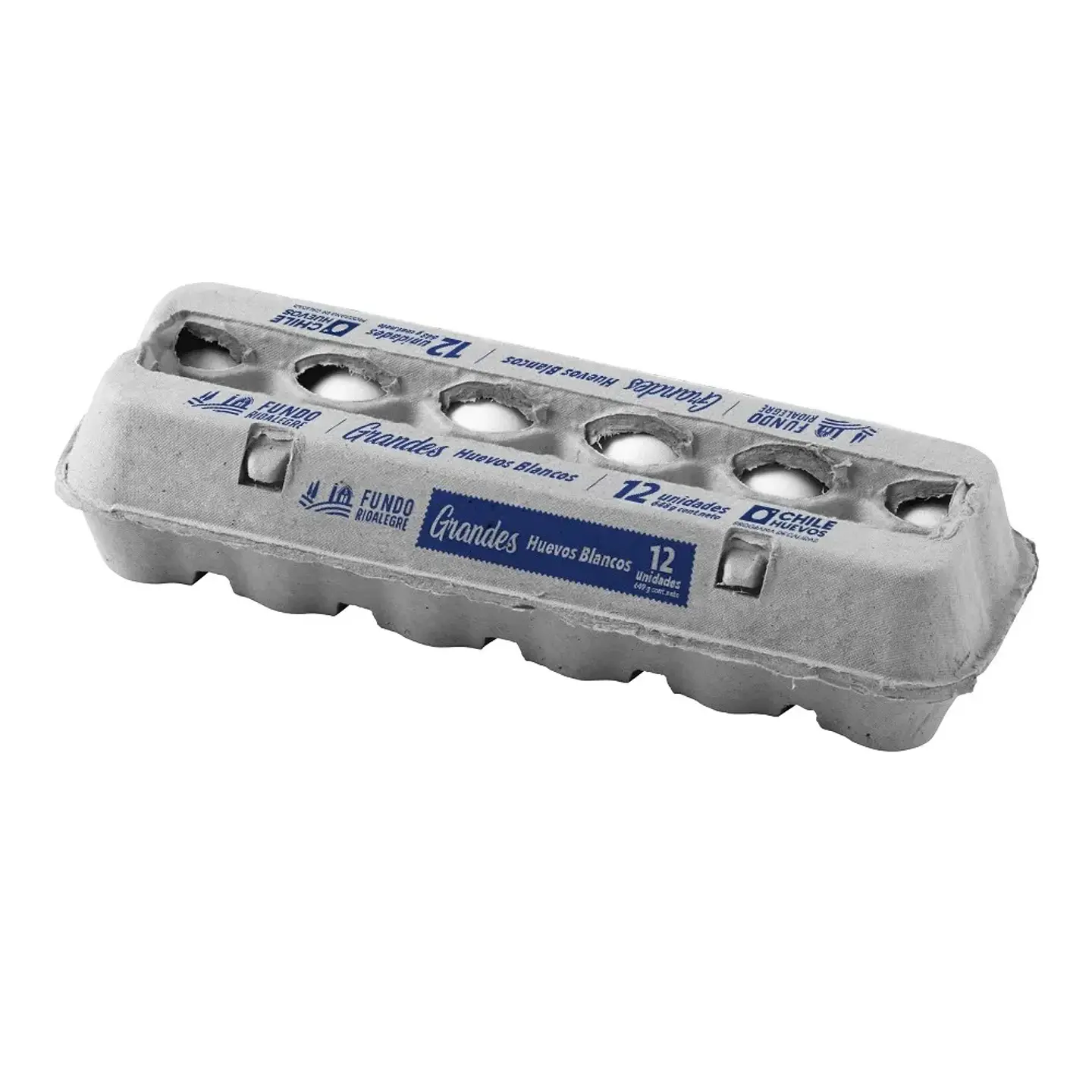 Pack Huevos Blancos de Fundo Grandes 12un. 1