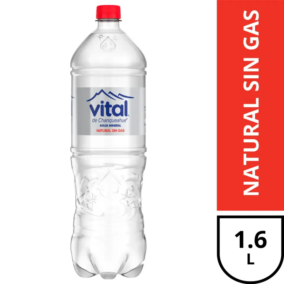 Agua Mineral Sin Gas Vital 1,6Lt. 1
