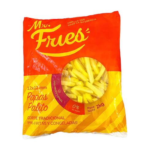 Papa Pre Frita 12mm. Mr. Fries Bolsa 2Kg.