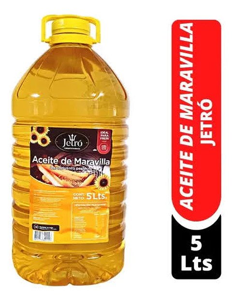 Aceite Para Freir Jetro 5Lt.