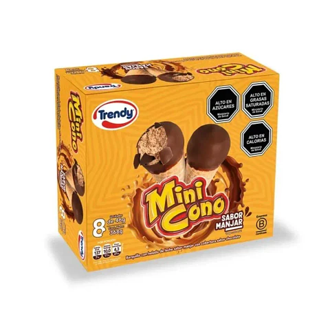Pack Trendy Mini Cono Chocolate 368gr.