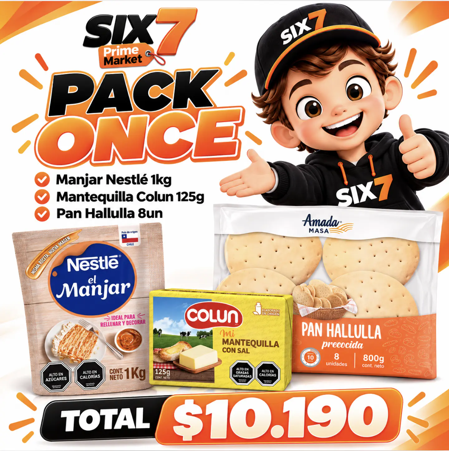 Pack Once y Desayuno #1 1