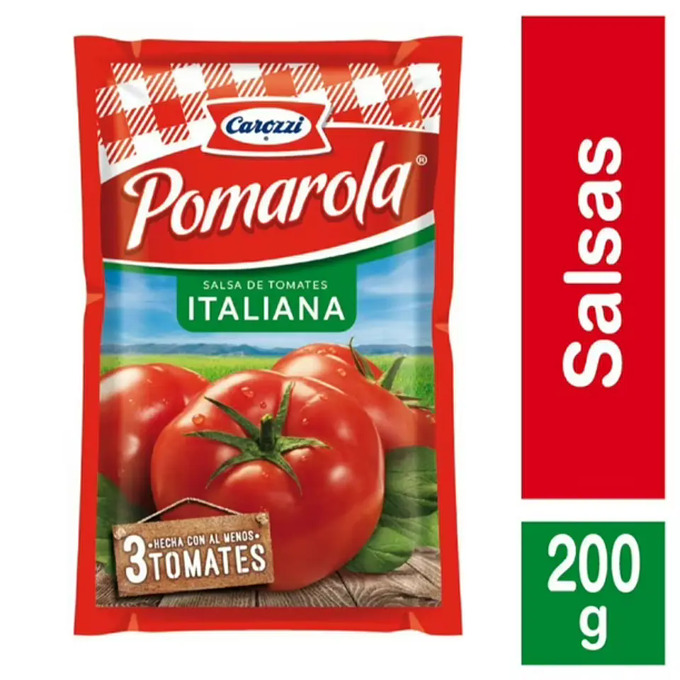 Salsa Pomarola Italiana Carozzi 200gr. 1