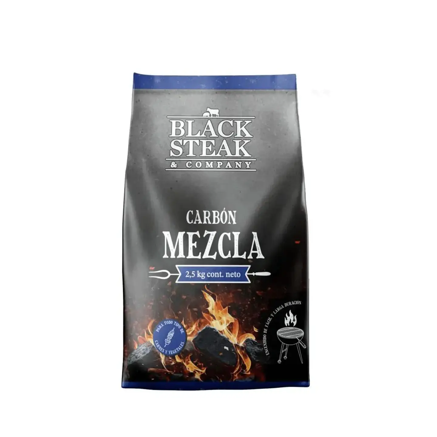 Bolsa Carbon Mezcla Black Steak 2,5Kg. 1