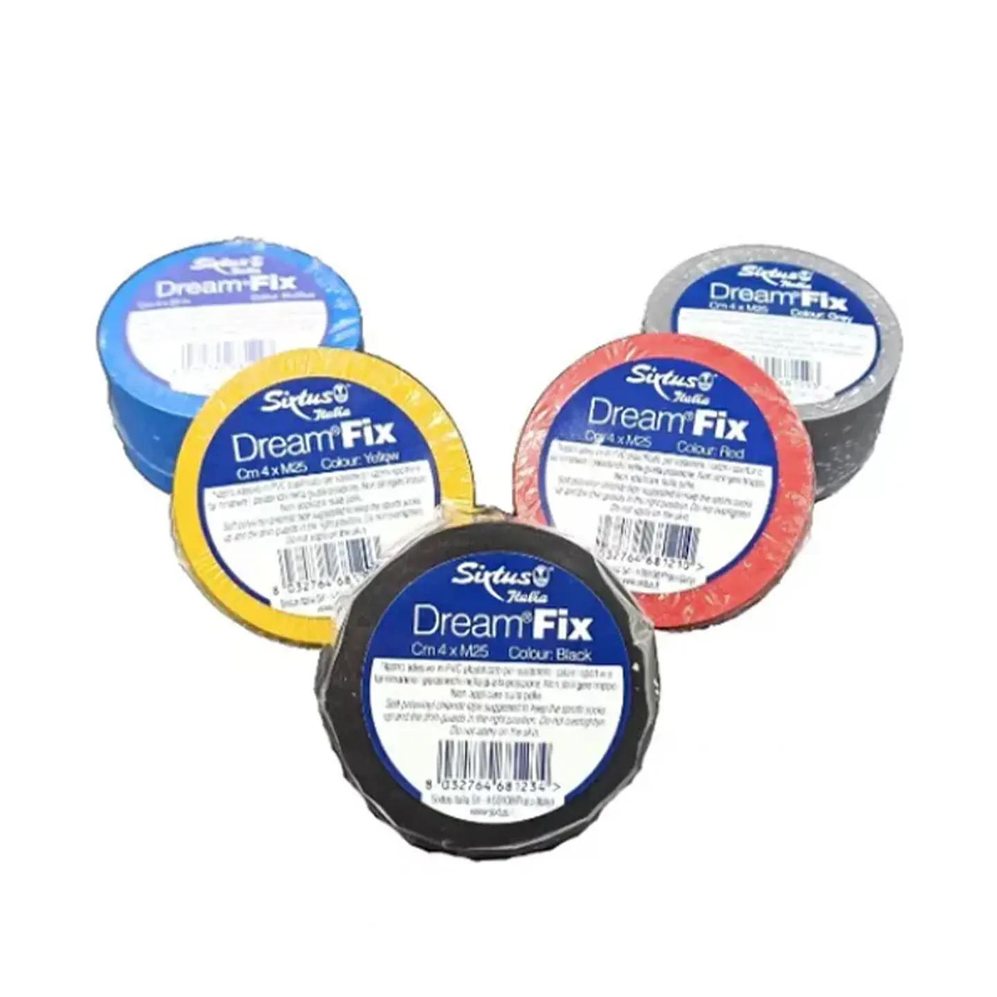 SUJETA MEDIAS DREAM FIX SIXTUS 4 CM X 25 MTS. COLORES 1