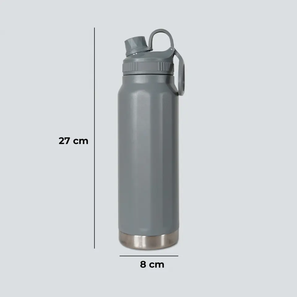 Botella Termica Personalizable 800ml Gris 2