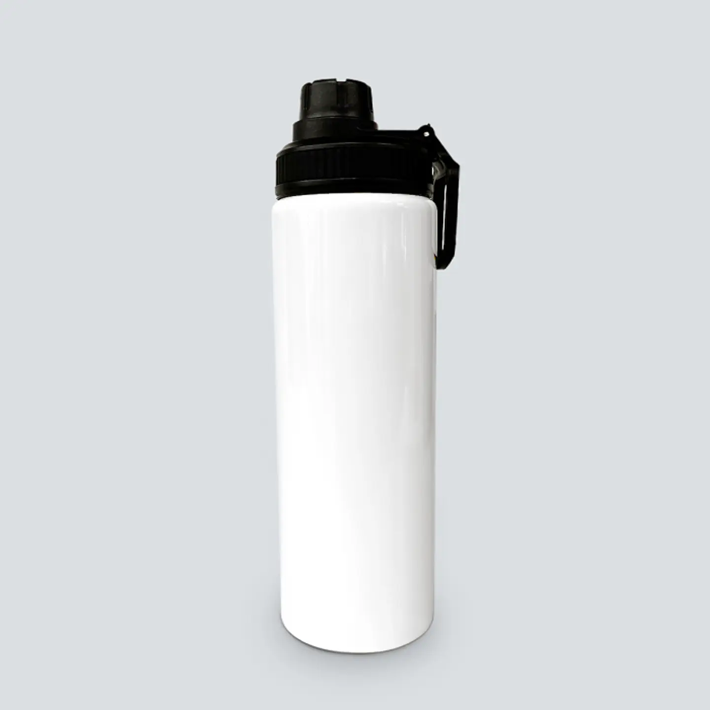 Botella Aluminio Personalizable 800ml Tapa Negra 1