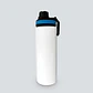 Botella Aluminio Personalizable 800ml Tapa Azul - Miniatura 1