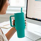 Vaso Térmico Premium Personalizable 1.2L Turquesa - Miniatura 4
