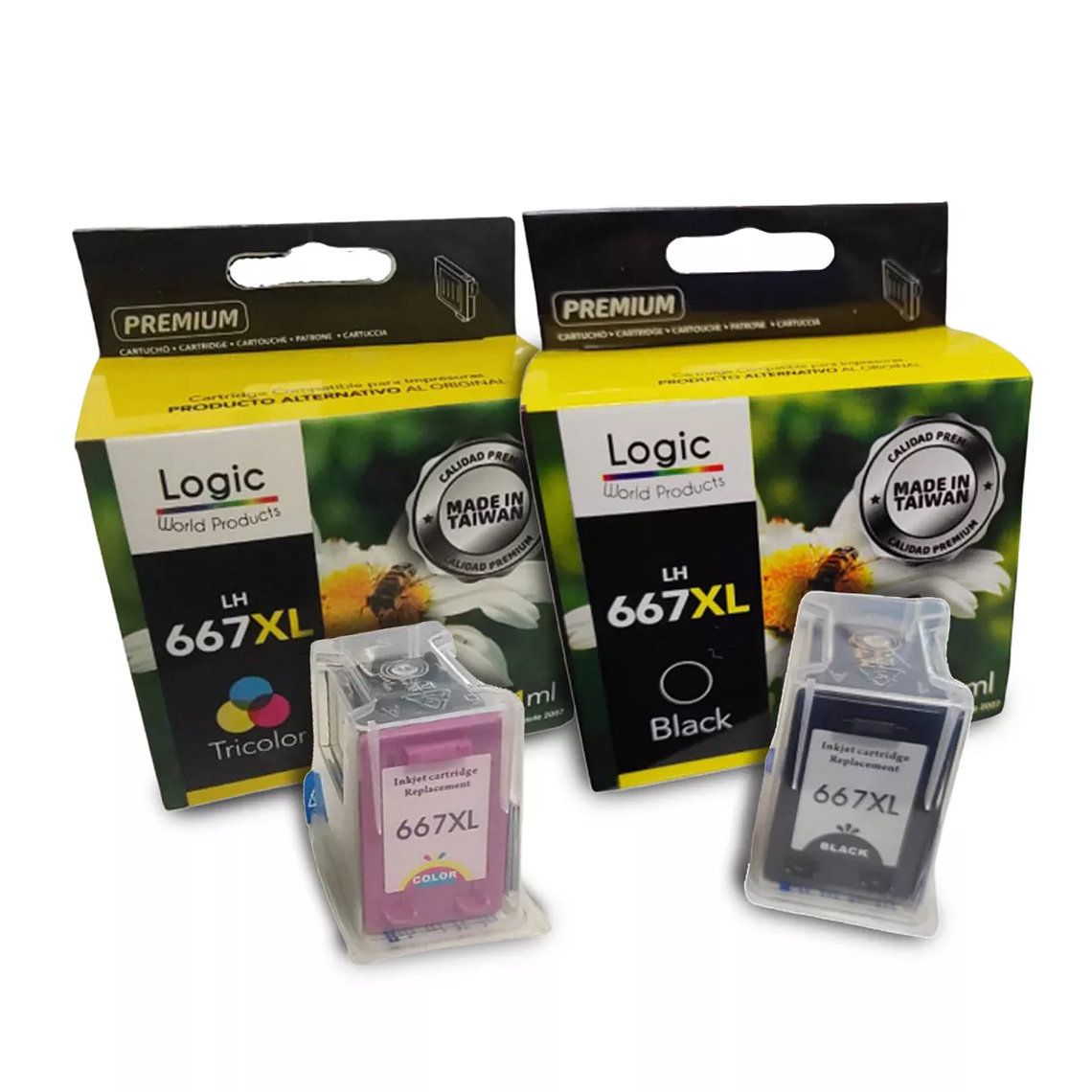 KIT Tinta Alternativa H-667XL 1