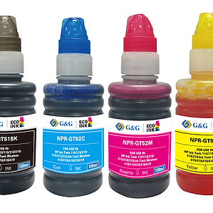 Pack Tintas para HP GT51BK (GT53BK) / GT52