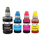 Pack 4 Tintas Alternativas Brother BT-D60 + BT-5001 CMYK | Negro y Colores Compatible - Miniatura 2