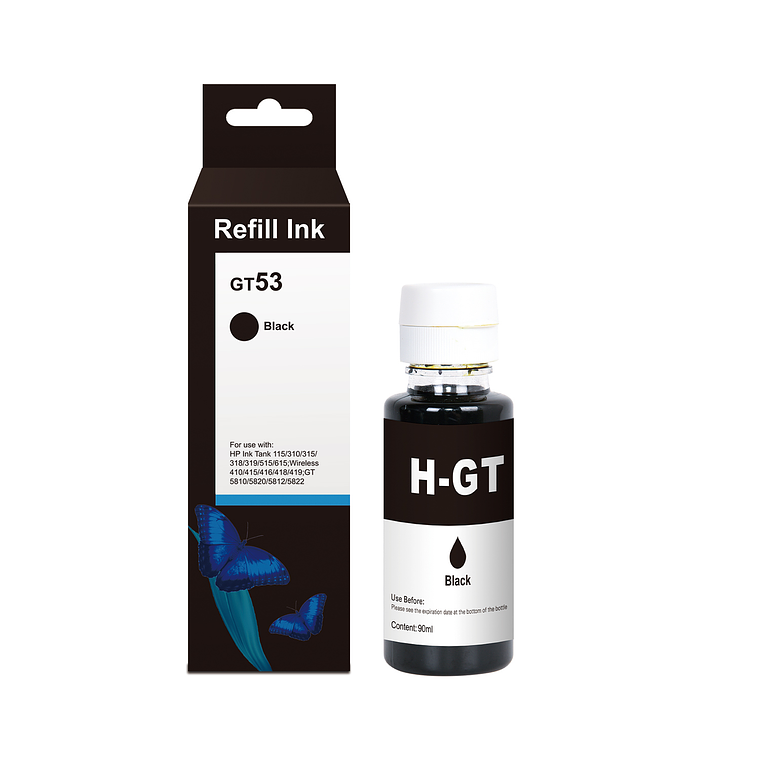 Tinta HP GT53 Negro Compatible | Para HP Smart Tank e Ink Tank 1
