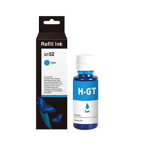 Tinta HP GT52 Cyan Compatible | Para HP Smart Tank e Ink Tank