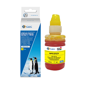 Tinta HP GT52 Yellow Compatible | Para HP Smart Tank e Ink Tank