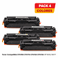 Toner Compatible HP CF410A CF411A CF412A CF413A Pack 4 Colores - Miniatura 1