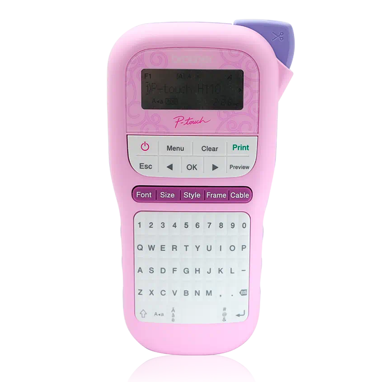 Rotuladora Portátil Brother PT-H110PK Rosada Etiquetadora Portátil 1