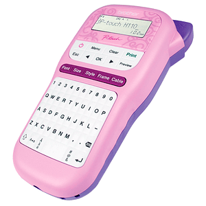Rotuladora Portátil Brother PT-H110PK Rosada Etiquetadora Portátil