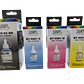 Pack 4 Tintas Alternativas Brother BT-D60 + BT-5001 CMYK | Negro y Colores Compatible - Miniatura 1