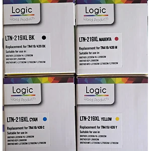 Pack Tóner TN219XL Compatible Brother Negro + Cian + Magenta + Amarillo
