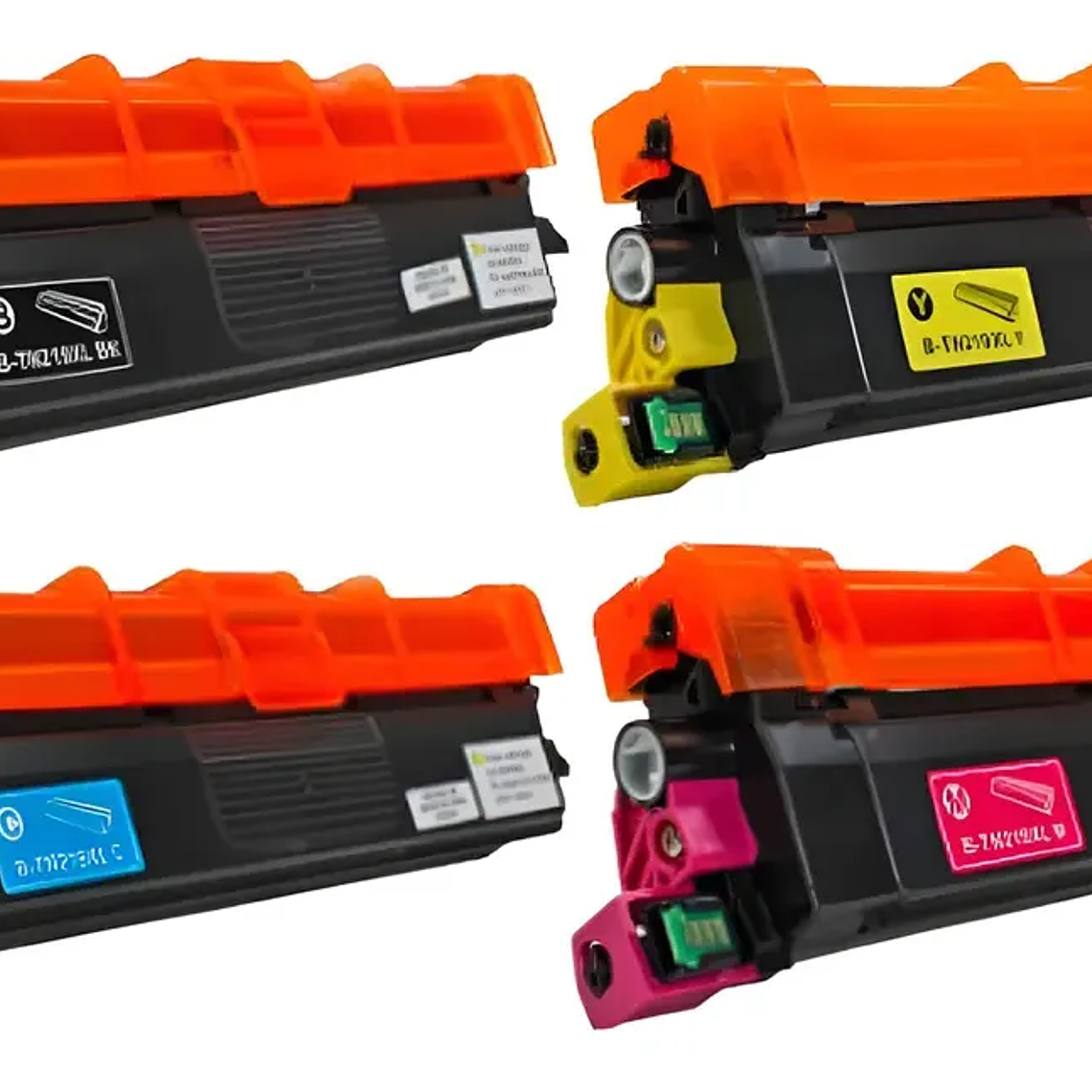 Pack Tóner TN219XL Compatible Brother Negro + Cian + Magenta + Amarillo 1