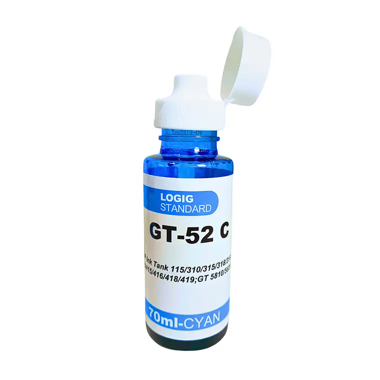 Kit Tintas Compatibles GT52 Negro 90ml Alto Rendimiento 4
