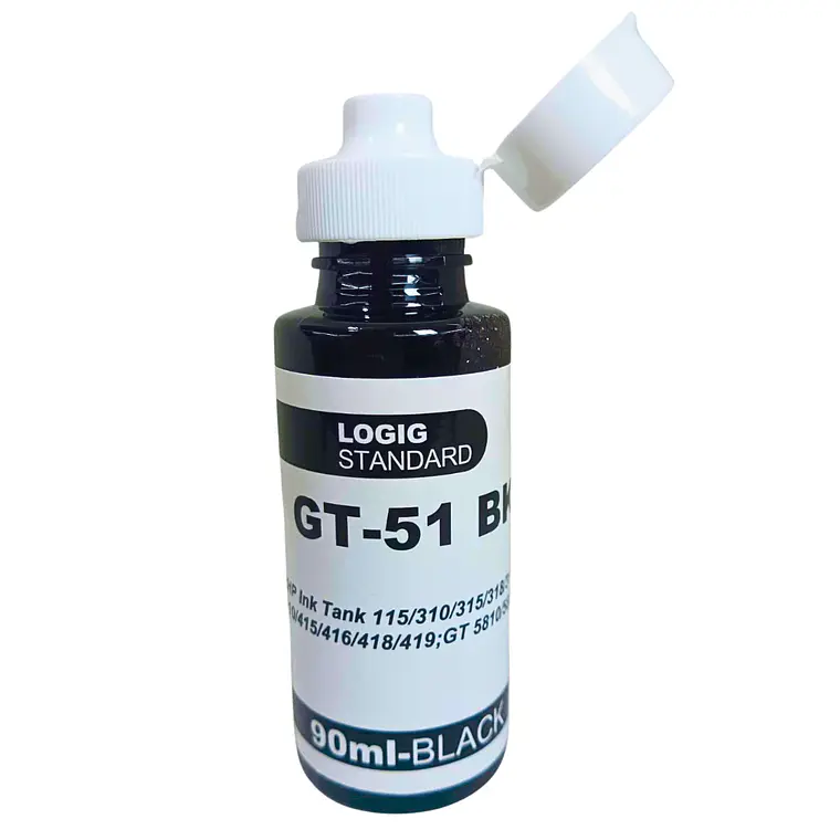Kit Tintas Compatibles GT52 Negro 90ml Alto Rendimiento 5