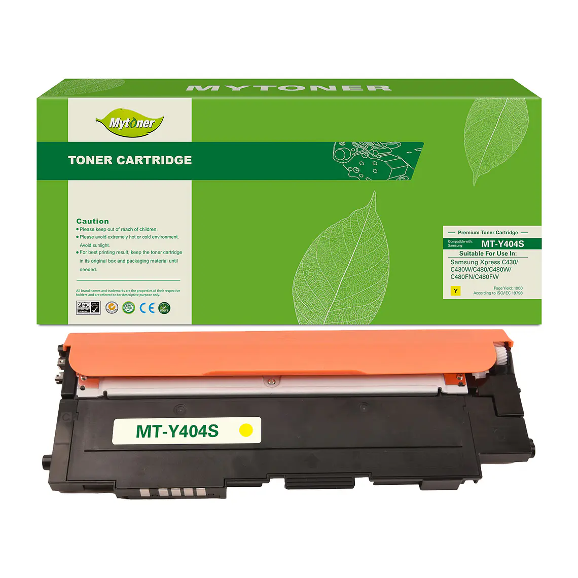 Tóner Alternativo Samsung CLT-404S Amarillo 1