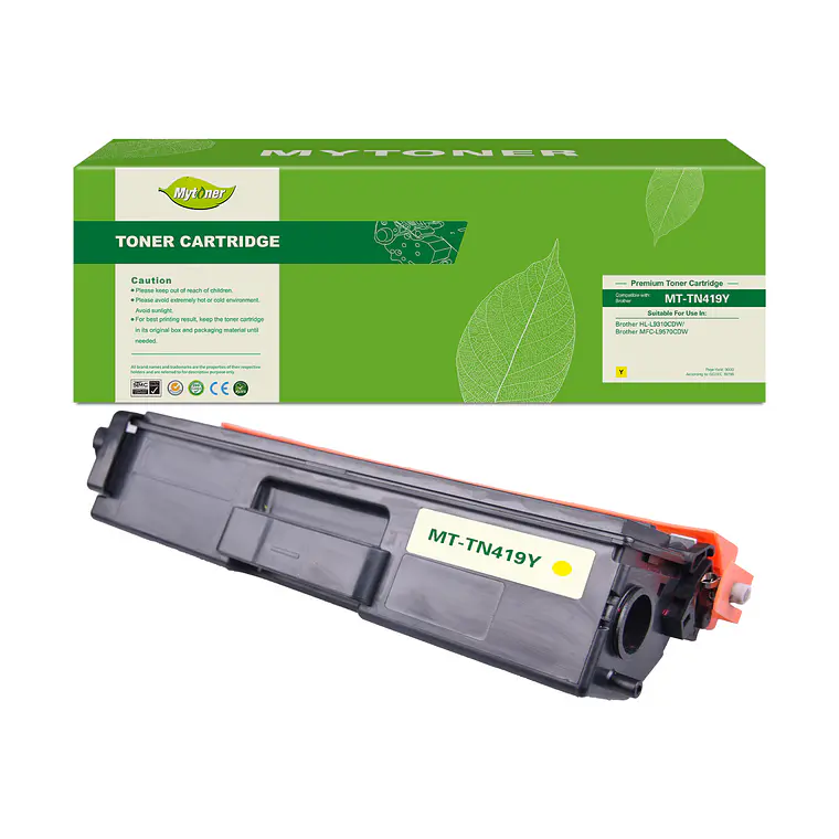 Toner Alternativo TN419 Amarillo Alto Rendimiento 1