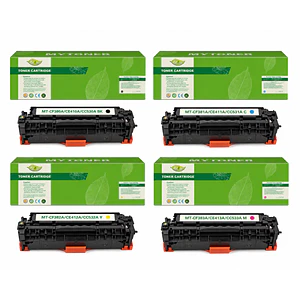 Pack 4 Tóner Compatibles HP CF380A CF381A CF382A CF383A | CE410A CE411A CE412A CE413A