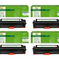 Pack 4 Tóner Compatibles HP CF380A CF381A CF382A CF383A | CE410A CE411A CE412A CE413A - Miniatura 1