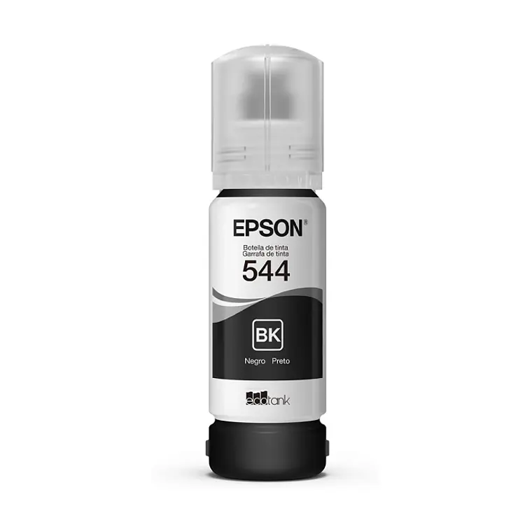 Tinta Epson T544 Negra Original EcoTank Alto Rendimiento 1