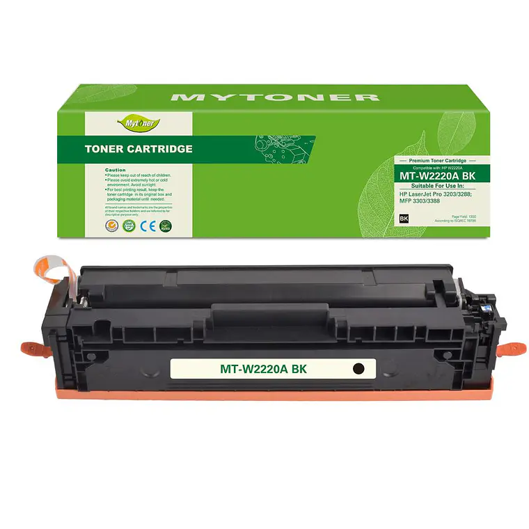 Pack 4 Toner Compatible HP 222A W2220A W2221A W2222A W2223A Negro + Color 2